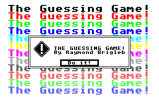 Guessing Game (The) atari screenshot